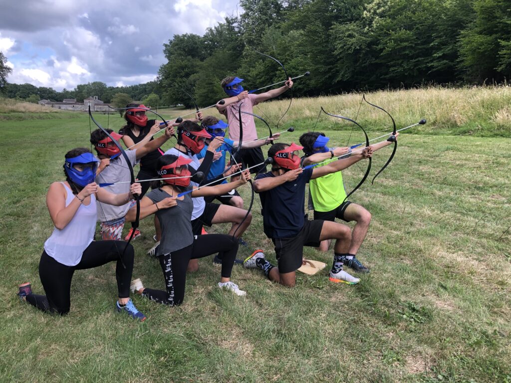 Parties d'Archery Game à Fontdouce